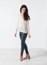 Charger l&#39;image dans la galerie, Elenaso Leather Trouser in Cool Grey
