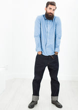 Charger l&#39;image dans la galerie, British Officer&#39;s Shirt in Sky Blue
