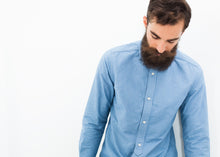 Charger l&#39;image dans la galerie, British Officer&#39;s Shirt in Sky Blue
