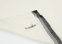 이미지를 갤러리 뷰어에 로드 , Edged Wool Scarf in Off White
